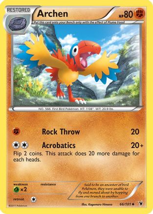Archen (66) Reverse Holofoil - Noble Victories