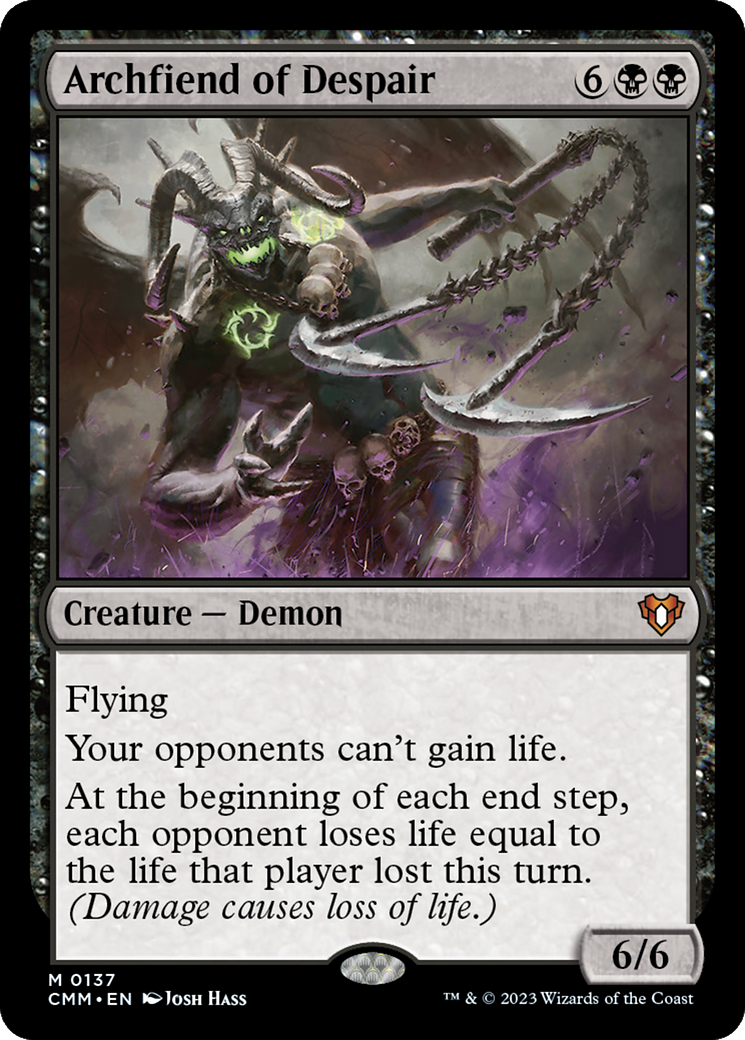 Archfiend of Despair (137) - Commander Masters