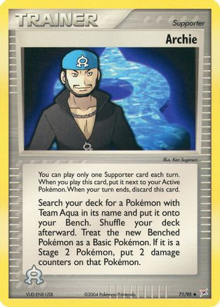 Archie (71) Reverse Holofoil - Team Magma vs Team Aqua