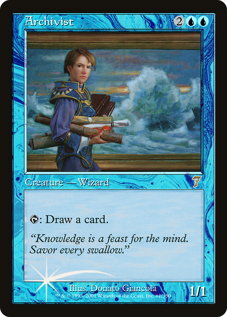 Archivist (061) Foil - Seventh Edition