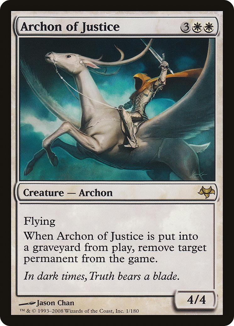 Archon of Justice (001) Foil - Eventide