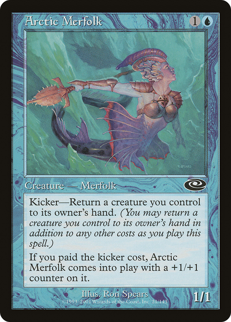 Arctic Merfolk (021) Foil - Planeshift
