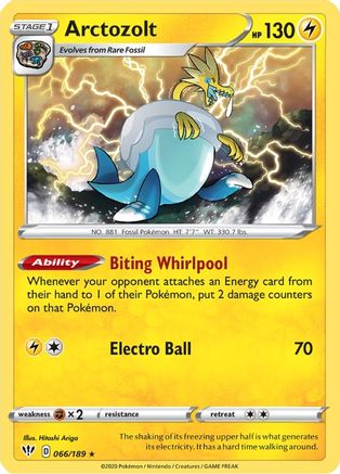 Arctozolt (66) Reverse Holofoil - Darkness Ablaze