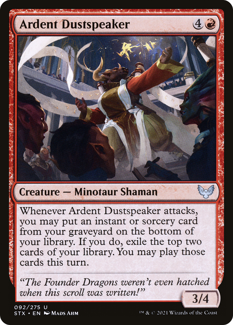 Ardent Dustspeaker (092) - Strixhaven: School of Mages Foil