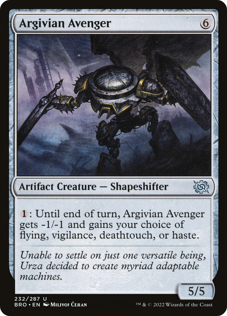 Argivian Avenger (232) - The Brothers' War Foil