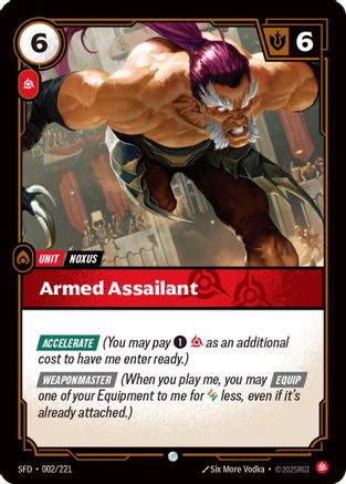 Armed Assailant (002) Foil - Spiritforged