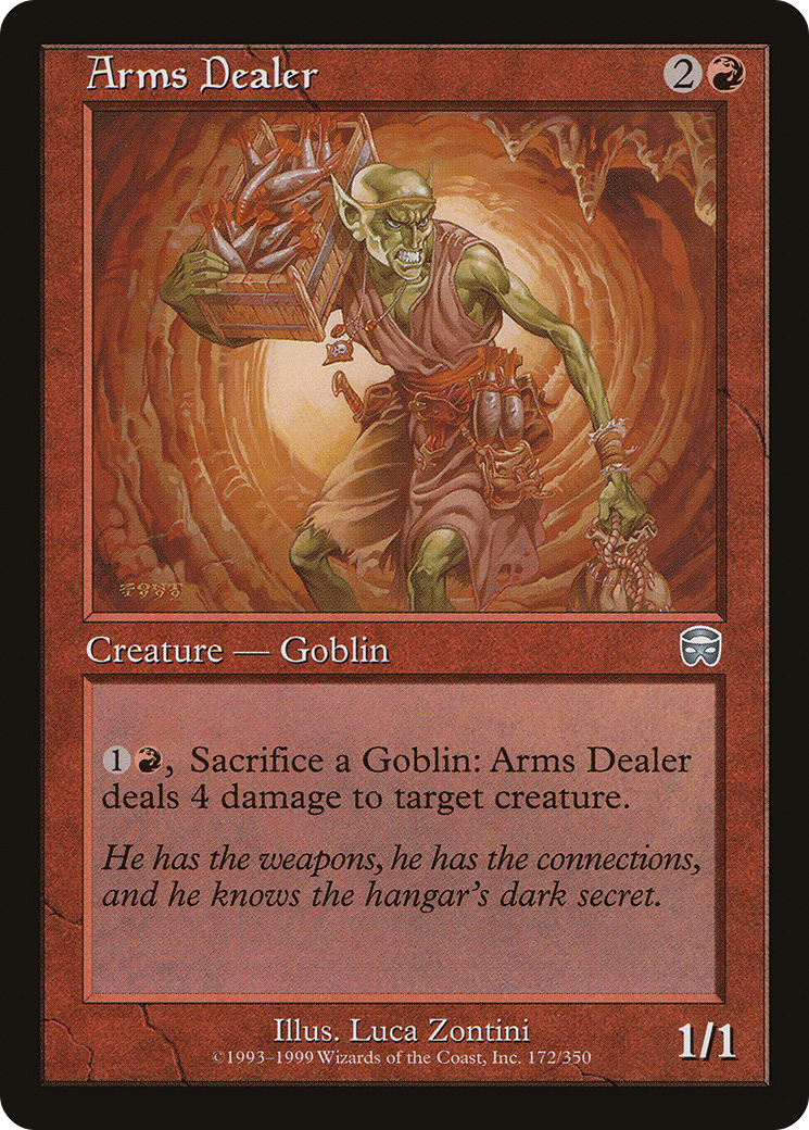 Arms Dealer (172) Foil - Mercadian Masques