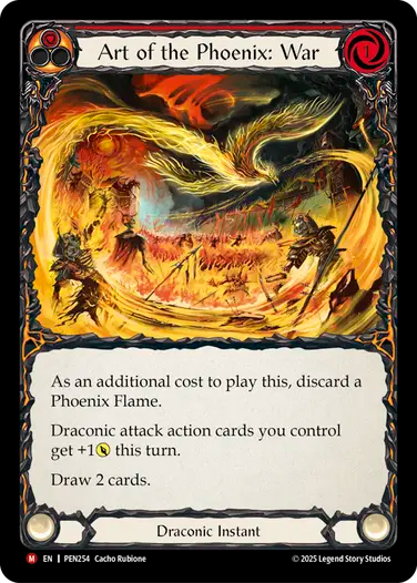 Art Of The Phoenix War (PEN254) Rainbow Foil - Compendium of Rathe