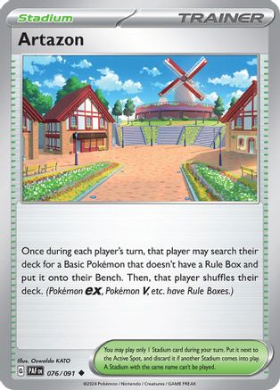 Artazon (76) Reverse Holofoil - Paldean Fates