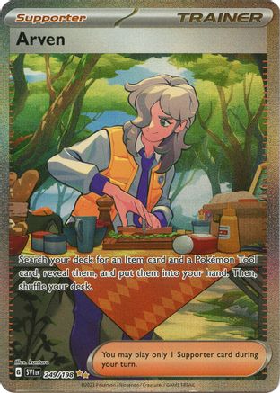Arven (Alternate Full Art) (249) Holofoil - Scarlet & Violet