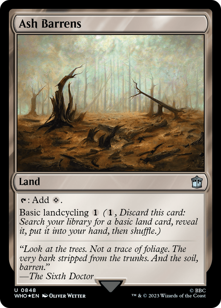 Ash Barrens (848) Surge Foil - Doctor Who