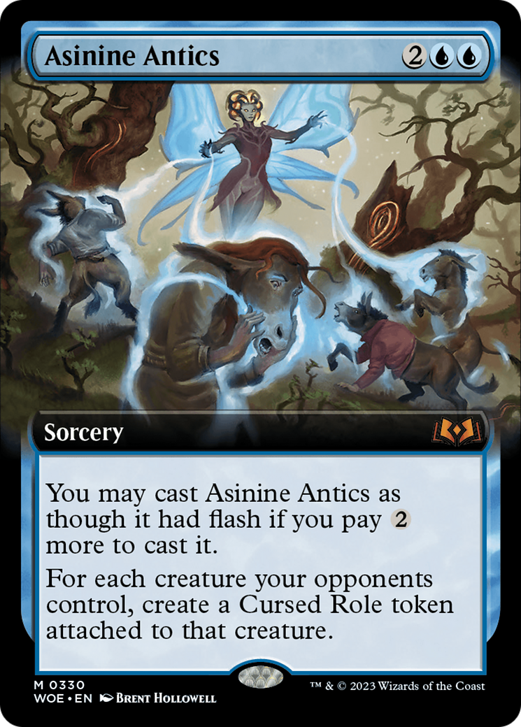 Asinine Antics (Extended Art) (330) - Wilds of Eldraine Foil
