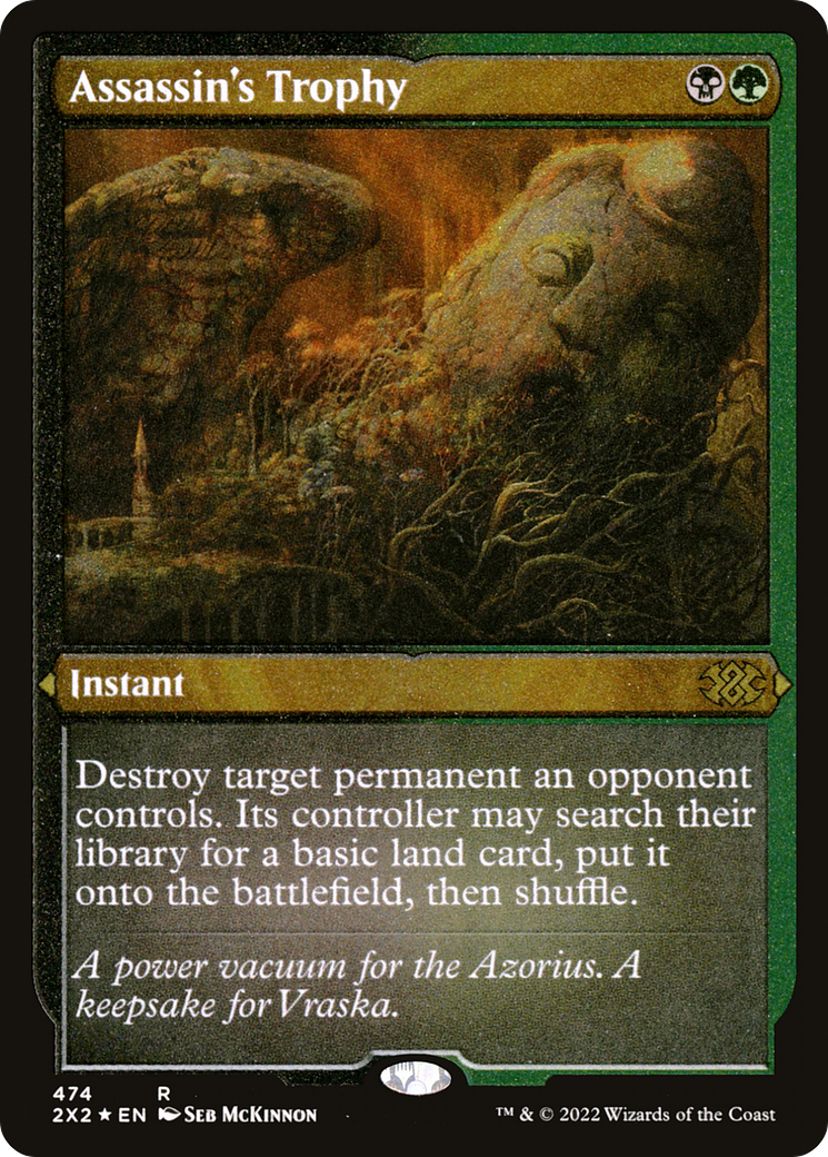 Assassin's Trophy (474) Etched Foil - Double Masters 2022