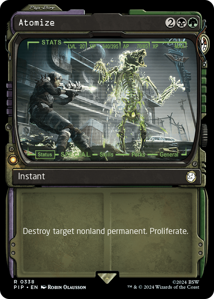 Atomize (Showcase) (338) Foil - Fallout