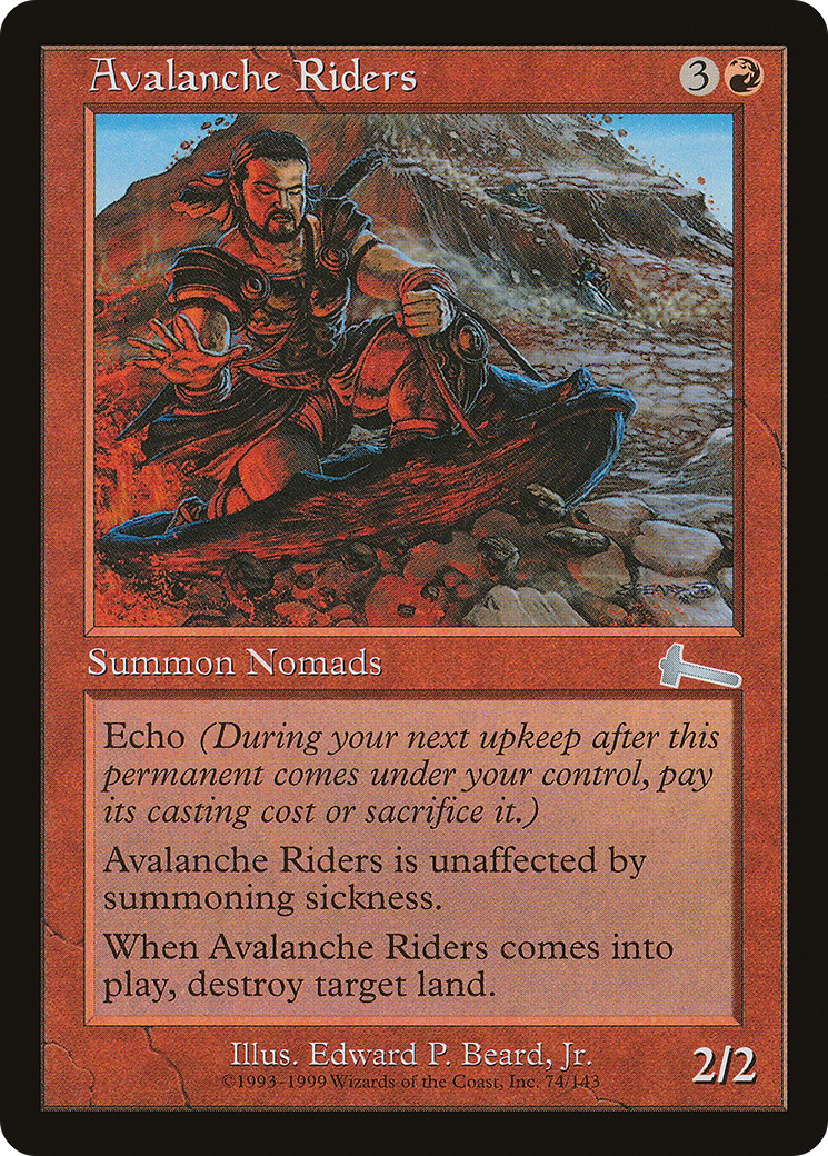 Avalanche Riders (074) - Urza's Legacy