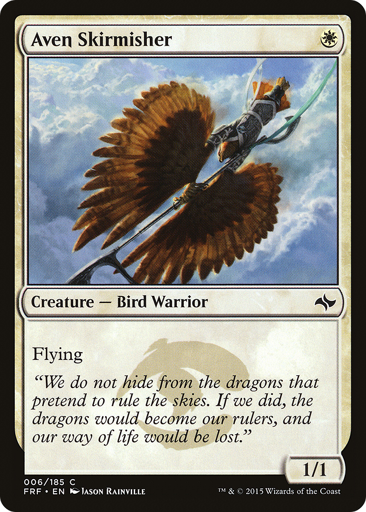 Aven Skirmisher (006) Foil - Fate Reforged