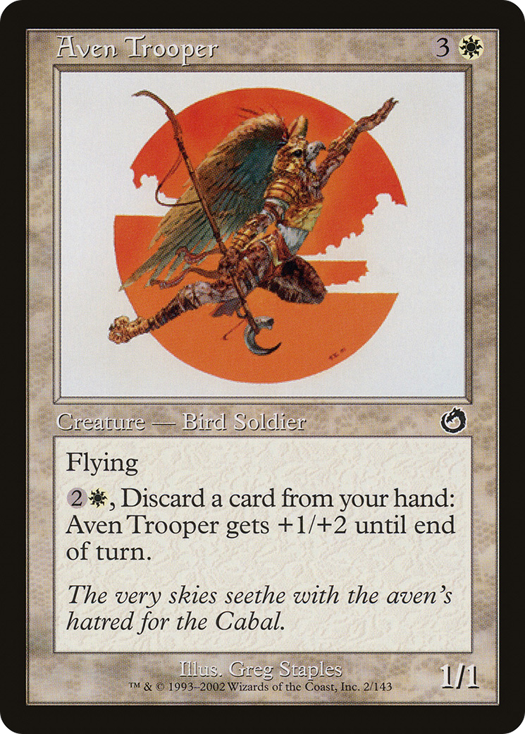 Aven Trooper (002) Foil - Torment