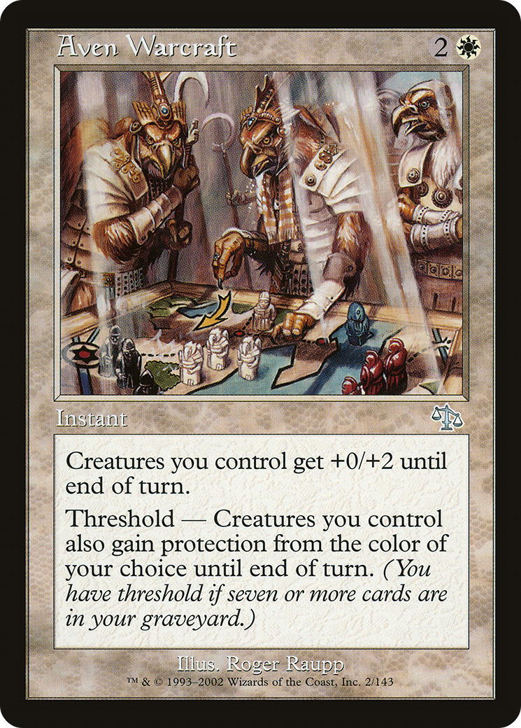 Aven Warcraft (002) Foil - Judgment