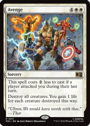 Avenge (011) - Commander: Marvel Super Heroes