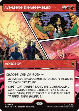 Avengers Disassembled (Showcase) (302) Foil - Marvel Super Heroes
