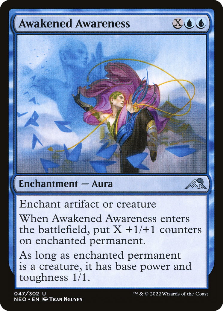 Awakened Awareness (047) - Kamigawa: Neon Dynasty Foil