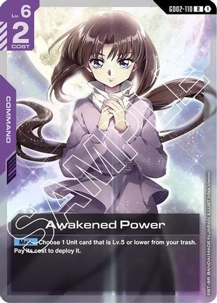 Awakened Power (GD02-110) Holofoil - Dual Impact