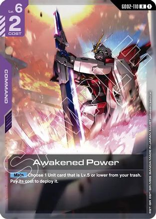 Awakened Power (GD02-110) Holofoil - Starter Deck 09: Destiny Ignition