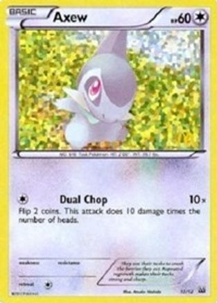 Axew (12) Holofoil - McDonalds Promos 2012