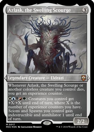 Azlask, the Swelling Scourge (017) Foil - Commander: Modern Horizons 3