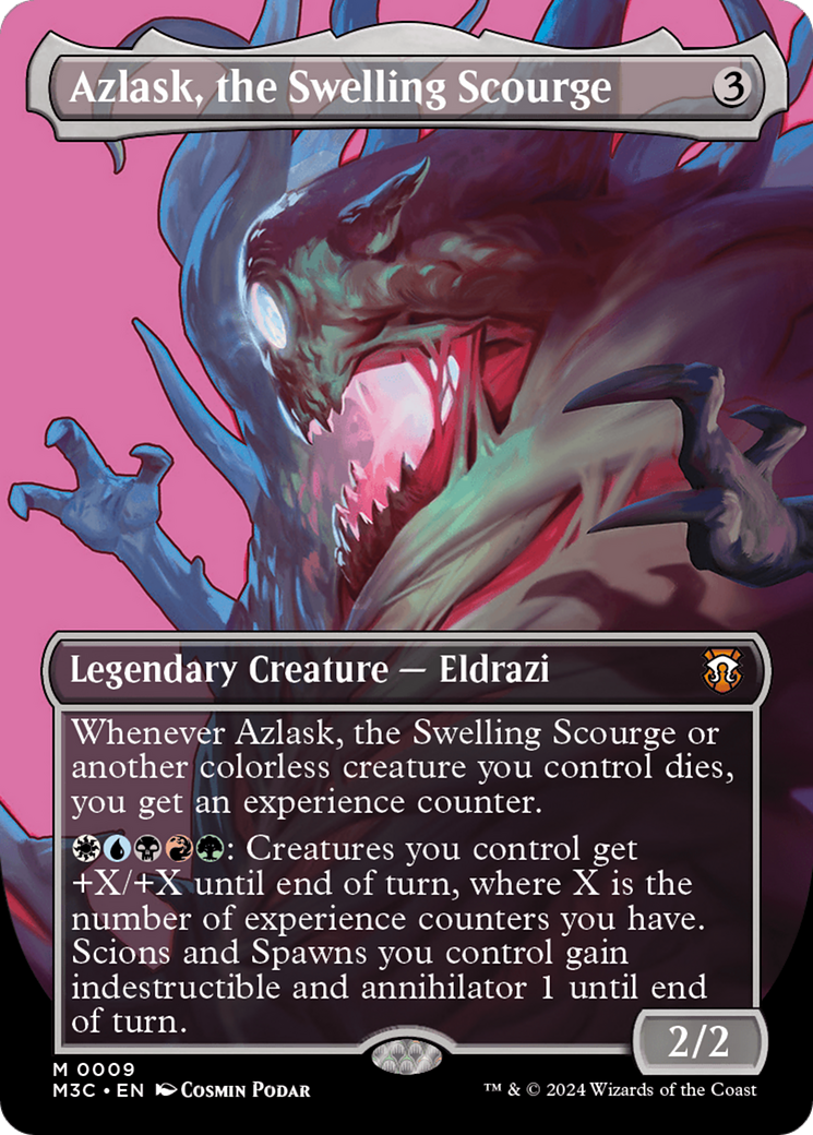 Azlask, the Swelling Scourge (Borderless) (009) - Commander: Modern Horizons 3