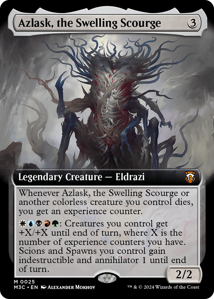 Azlask, the Swelling Scourge (Extended Art) (025) Foil - Commander: Modern Horizons 3
