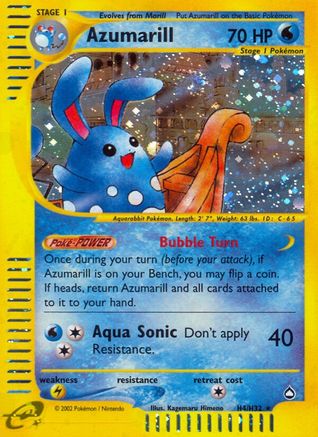 Azumarill (H4) Holofoil - Aquapolis