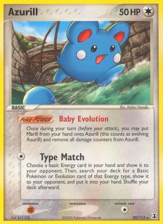 Azurill (20) Reverse Holofoil - Delta Species
