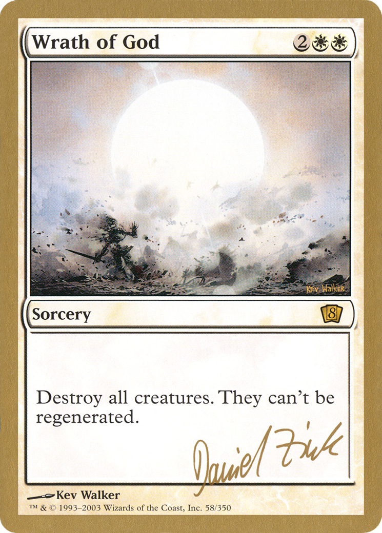 Wrath of God - 2003 Daniel Zink (8ED) - World Championship Decks 2003