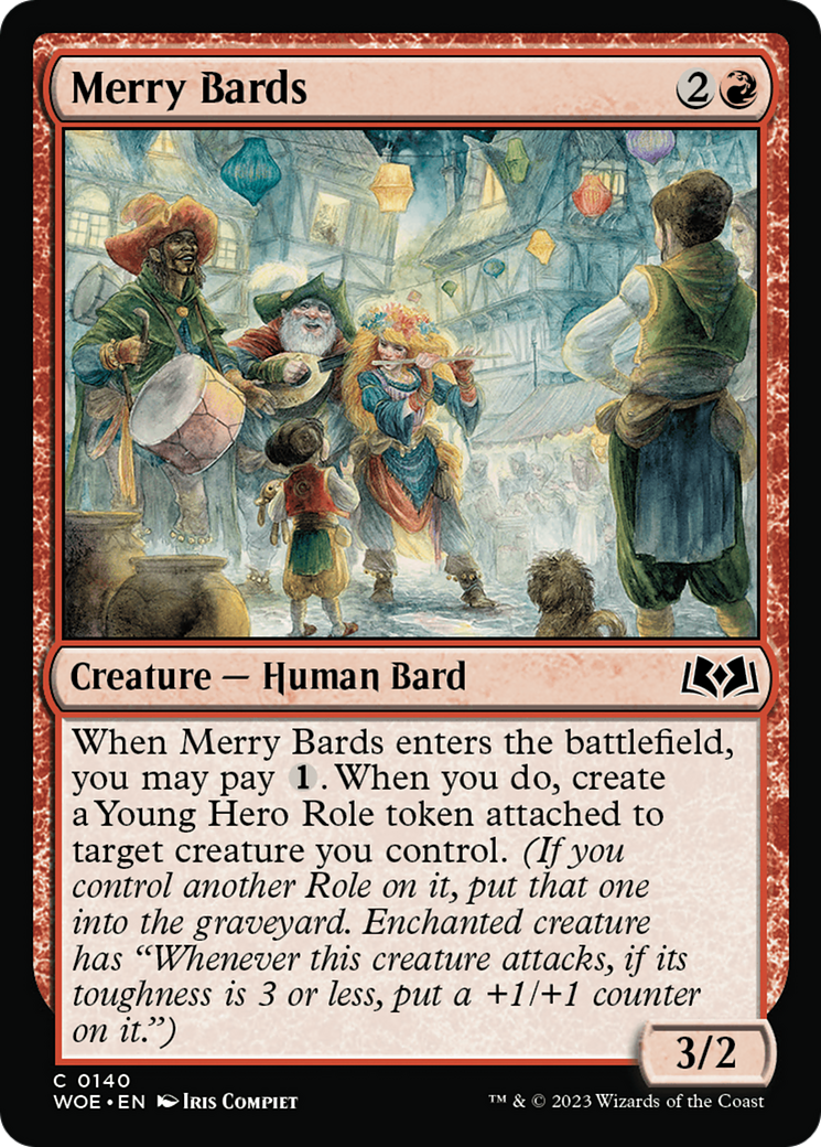 Merry Bards (140) Foil - Wilds of Eldraine