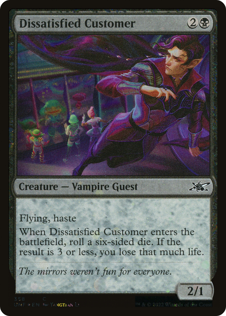 Dissatisfied Customer (358) Foil - Unfinity