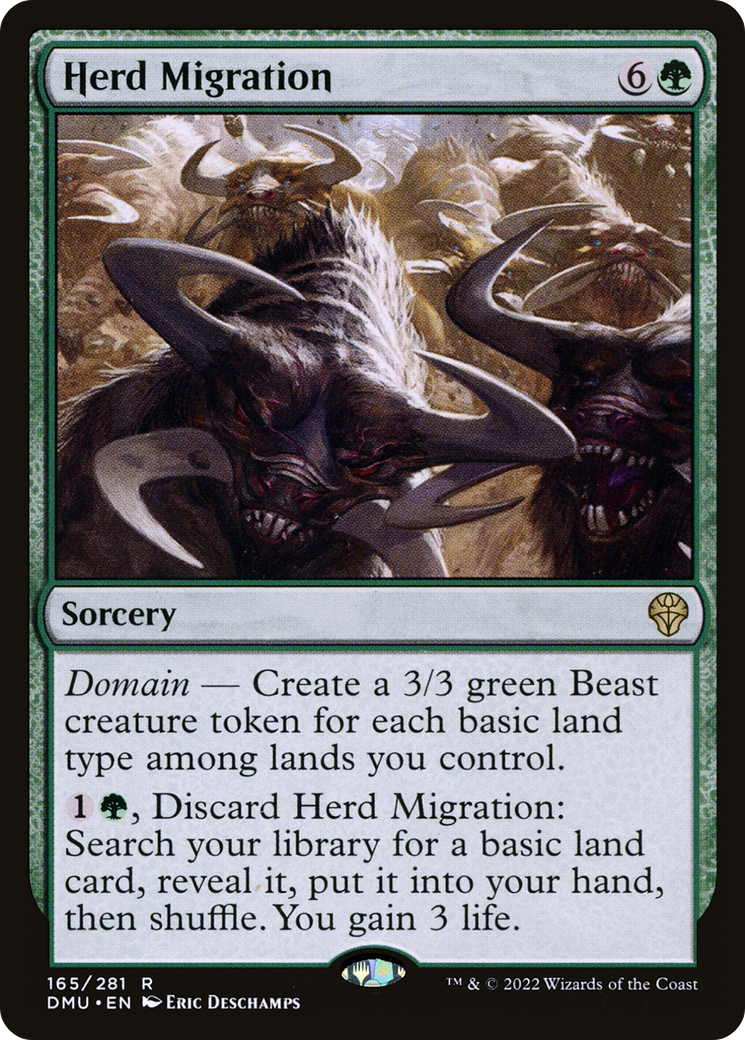 Herd Migration (165) Foil - Dominaria United