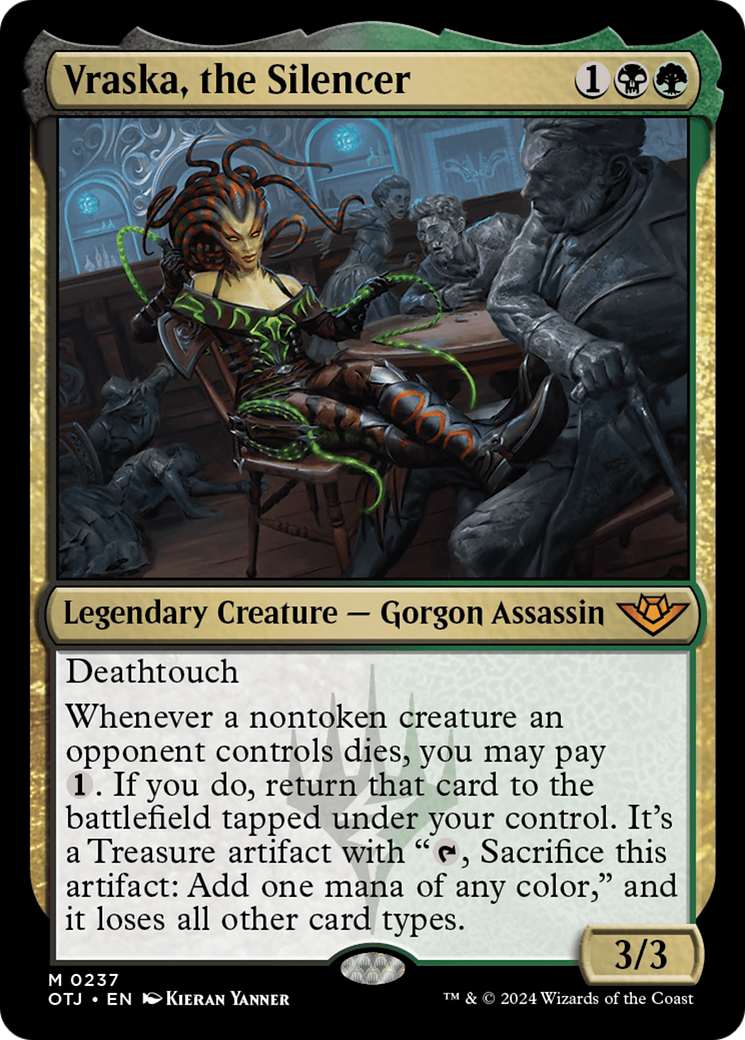 Vraska, the Silencer (237) Foil - Outlaws of Thunder Junction