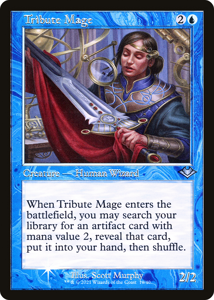 Tribute Mage (Retro) (010) Foil - Modern Horizons 1 Timeshifts