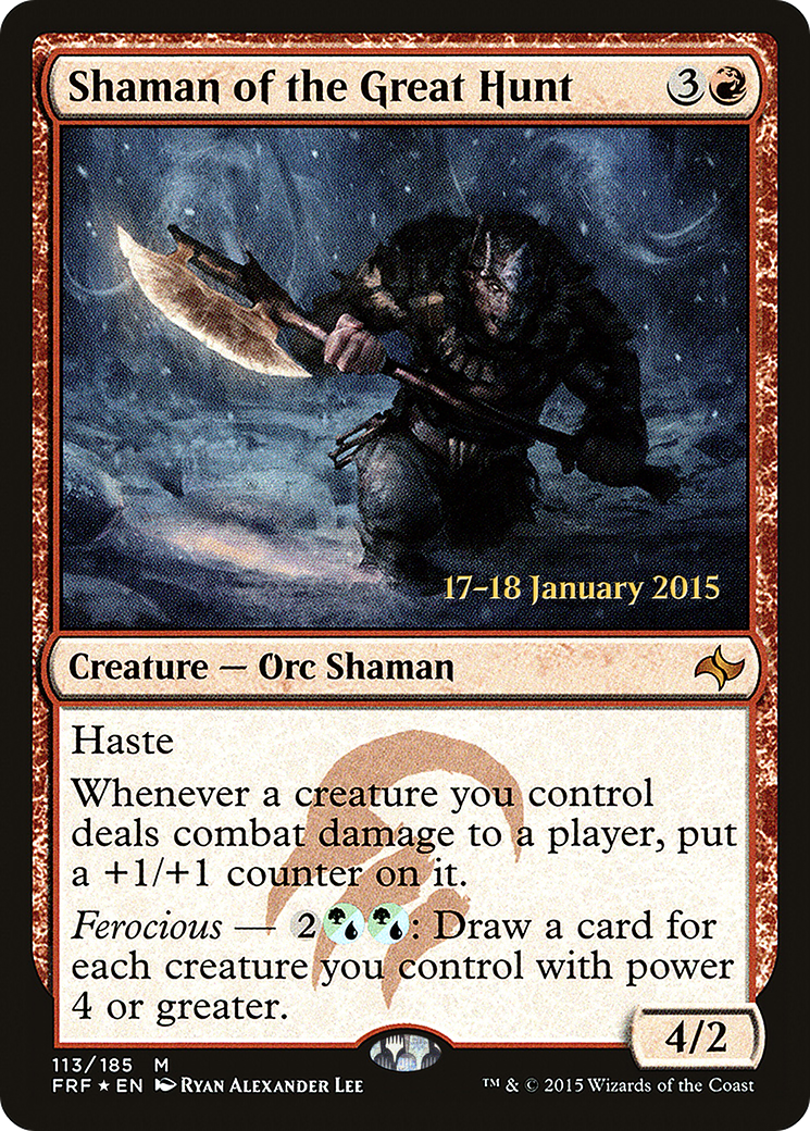 Shaman of the Great Hunt (113) Foil - Fate Reforged Promos
