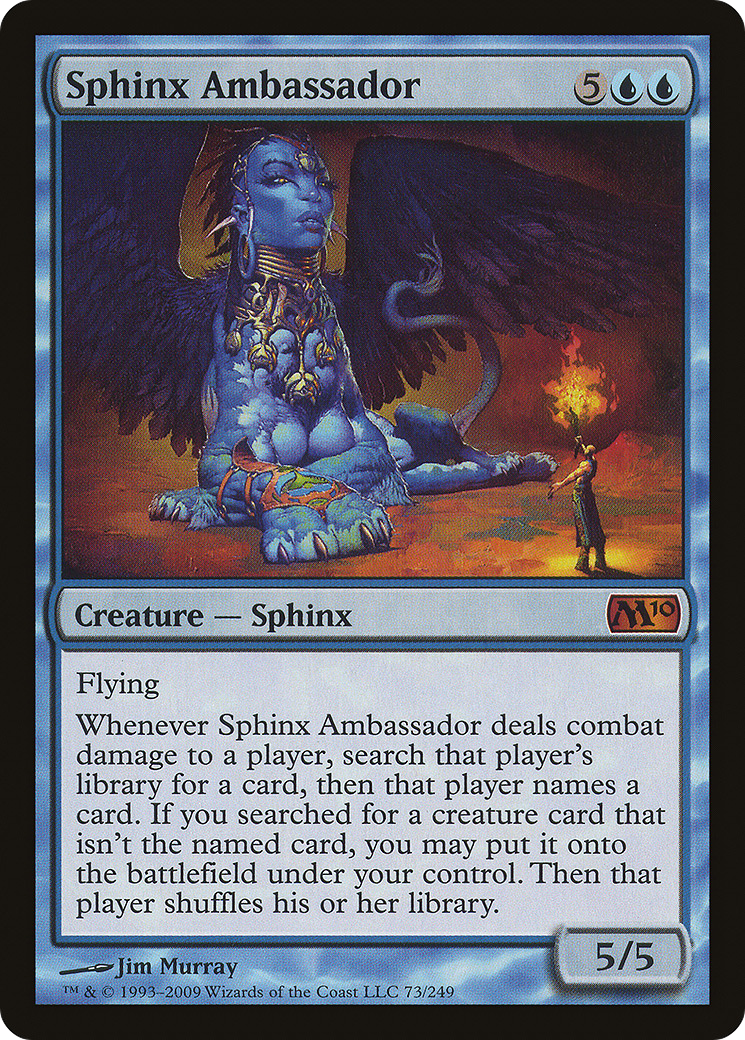 Sphinx Ambassador (073) Foil - Magic 2010