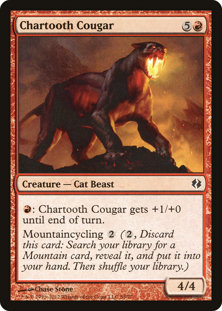 Chartooth Cougar (059) - Duel Decks: Venser vs. Koth