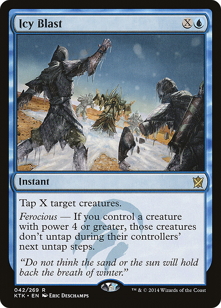 Icy Blast (042) Foil - Khans of Tarkir