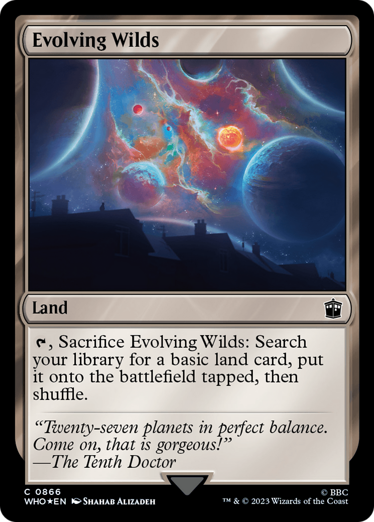 Evolving Wilds (866) Foil - Doctor Who