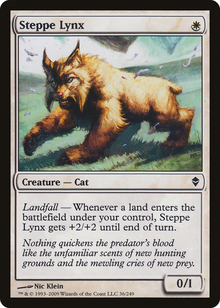 Steppe Lynx (036) - Zendikar