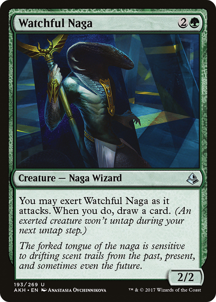Watchful Naga (193) Foil - Amonkhet