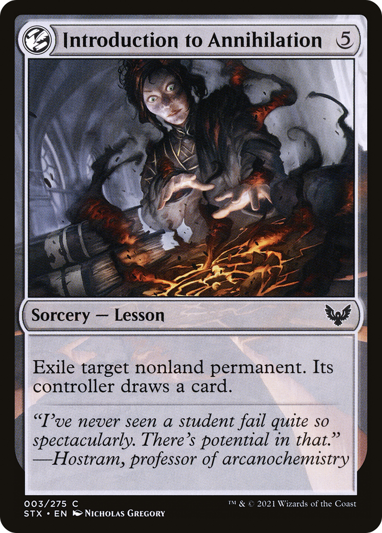 Introduction to Annihilation (003) Foil - Strixhaven: School of Mages