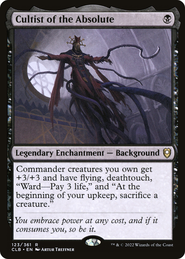 Cultist of the Absolute (123) Foil - Commander Legends: Battle for Baldur's Gate