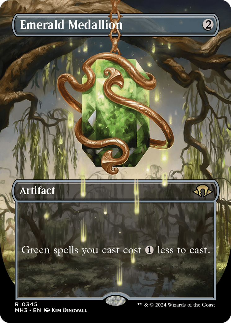 Emerald Medallion (Borderless) (345) Foil - Modern Horizons 3