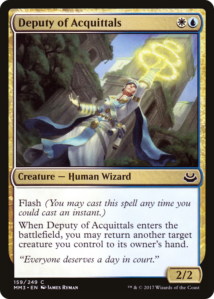Deputy of Acquittals (159) - Modern Masters 2017